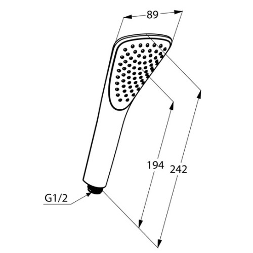 Душевая лейка Kludi Fizz, 6760039-00